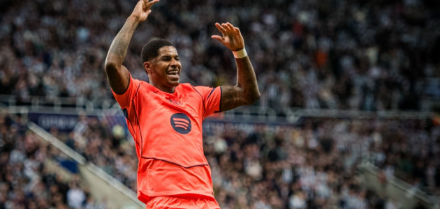 راشفورد يقود برشلونة لفوز ثمين على نيوكاسل بدوري الأبطال